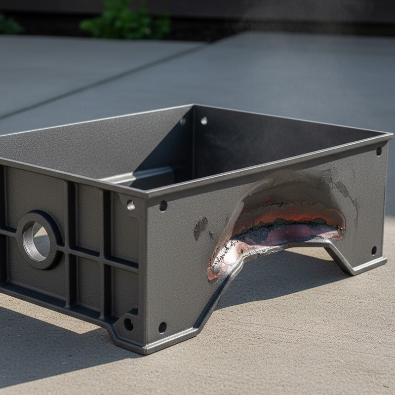 戶外鋁合金壓鑄燒烤架高溫變形案例分析